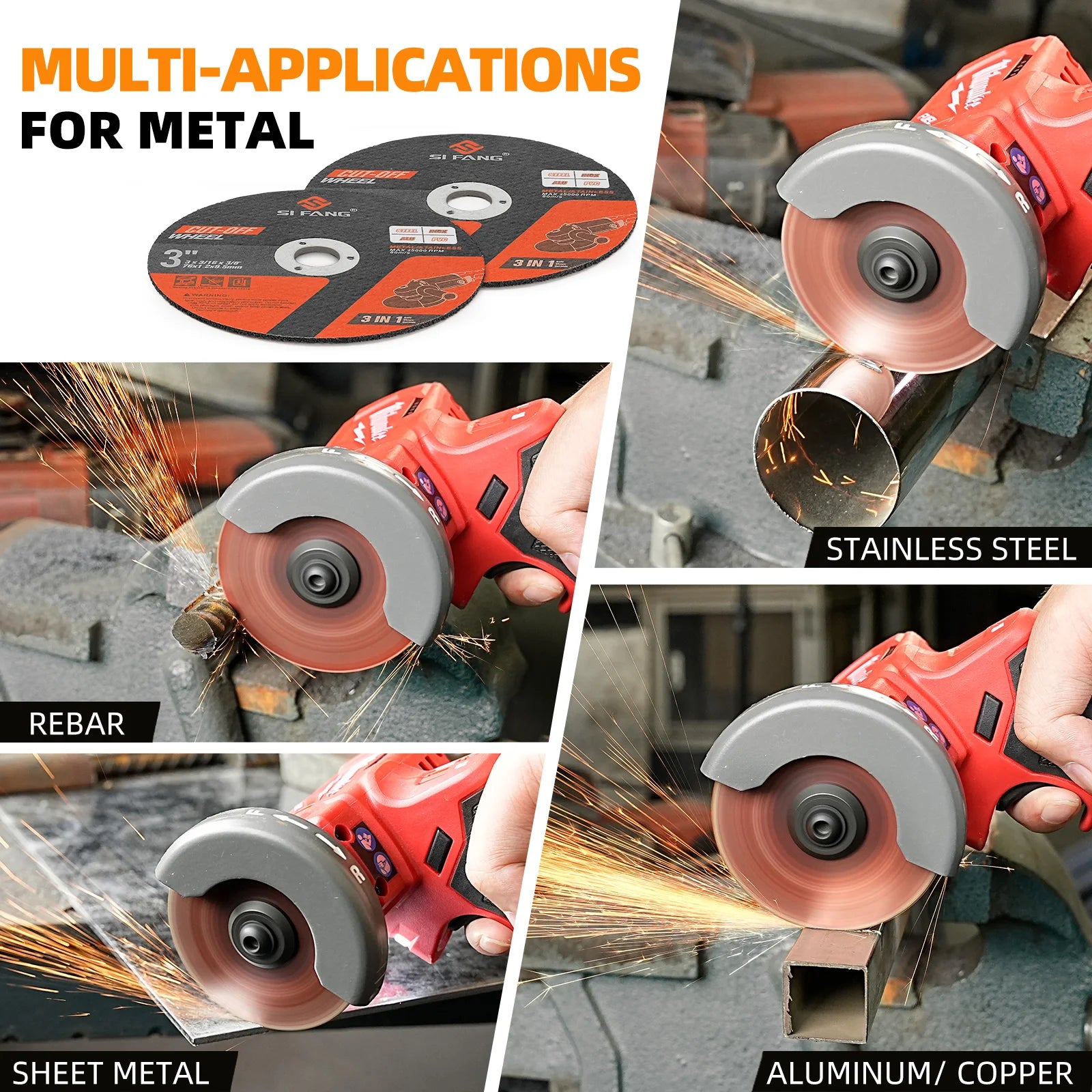 3-50Pcs 75mm Resin Cutting Disc Cut Off Wheel Angle Grinder Disc Slice Fiber Reinforced for Metal Stainless Steel