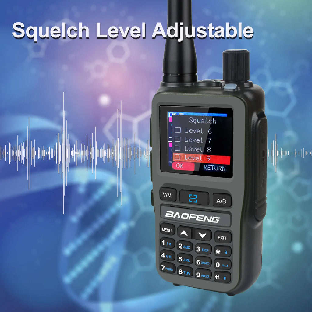 2PCS/Pack Baofeng UV-5R Mini Dual Band Dual PTT Walkie Talkie 5RMINI Air Band Rx 5W Compact  VOX FM Amateur Radio Type-C Charge