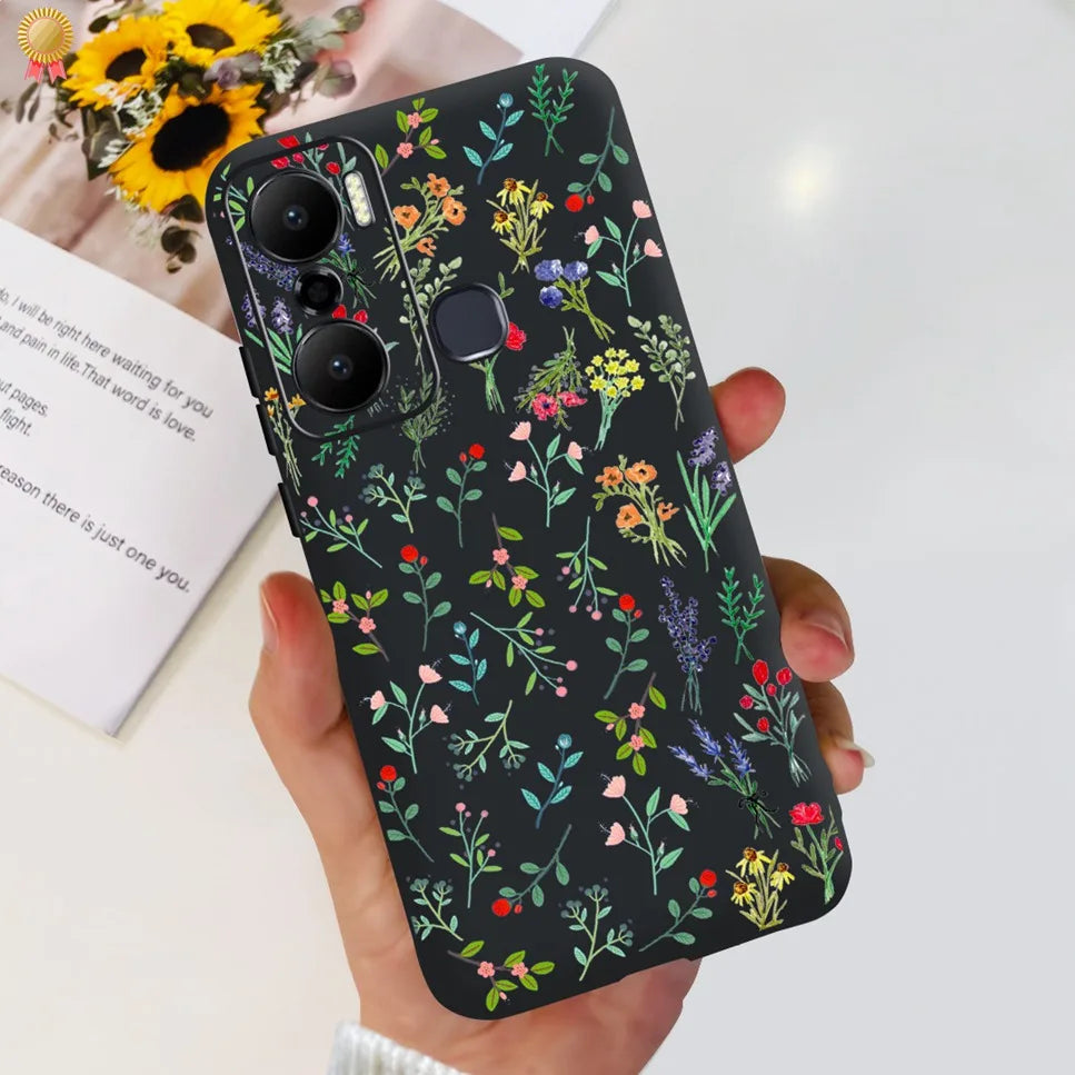 For Infinix Hot 20 Play 20i 4G Case Cute Astronaut Clear TPU Silicone Bumper Cover For Infinix Hot 20 Play 20i Phone Case Funda