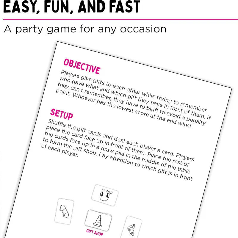 2026That's Not A Hat-Fun Bluffing & Memory Party Game for All Ages Components | Ideal for Family Gatherings | Great Replay Value
