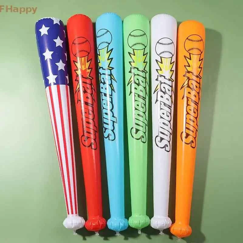 1pc 80-85cm American Flag Inflatable Balloon Stick PVC Baseball Bat Kids Birthday Gifts Toys Independence Day Decorat