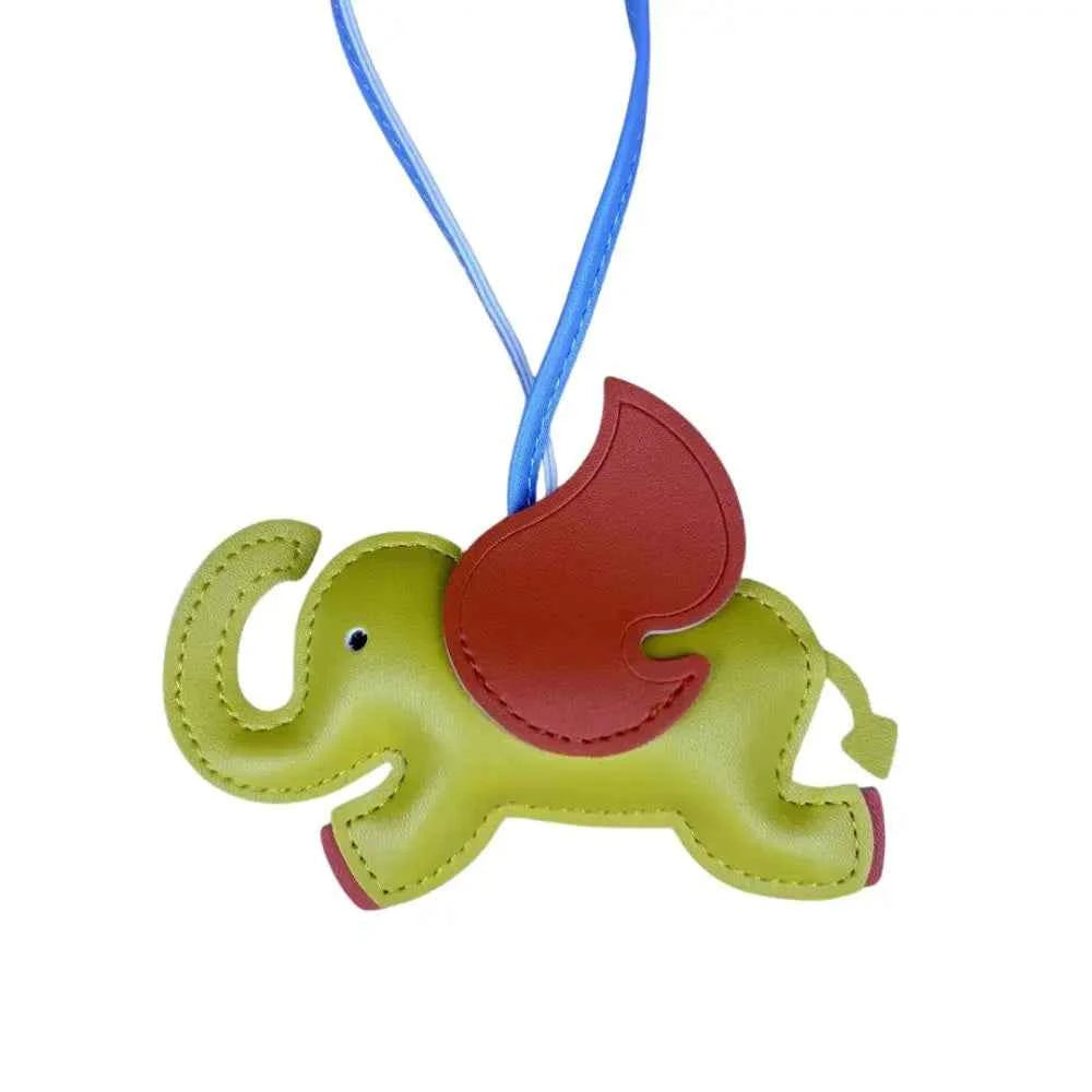Elephant Bag Charm - Multi-Color Horse Charm Accessory for Purse, Backpack & Keys