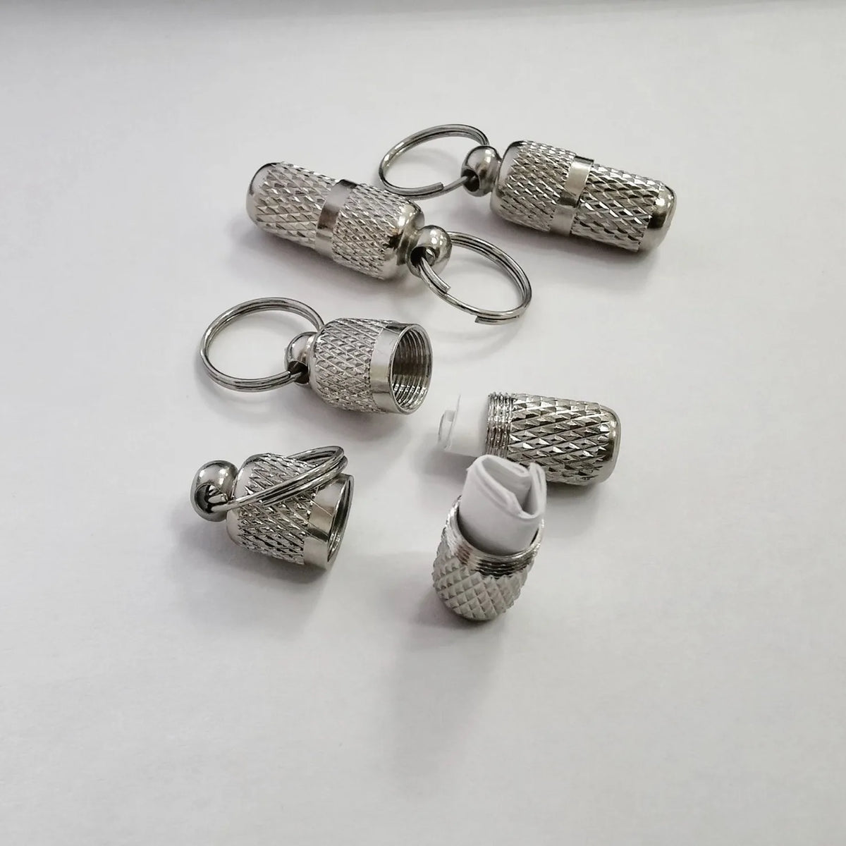 Waterproof Pet ID Capsule Tag – Anti-Lost Collar Keychain
