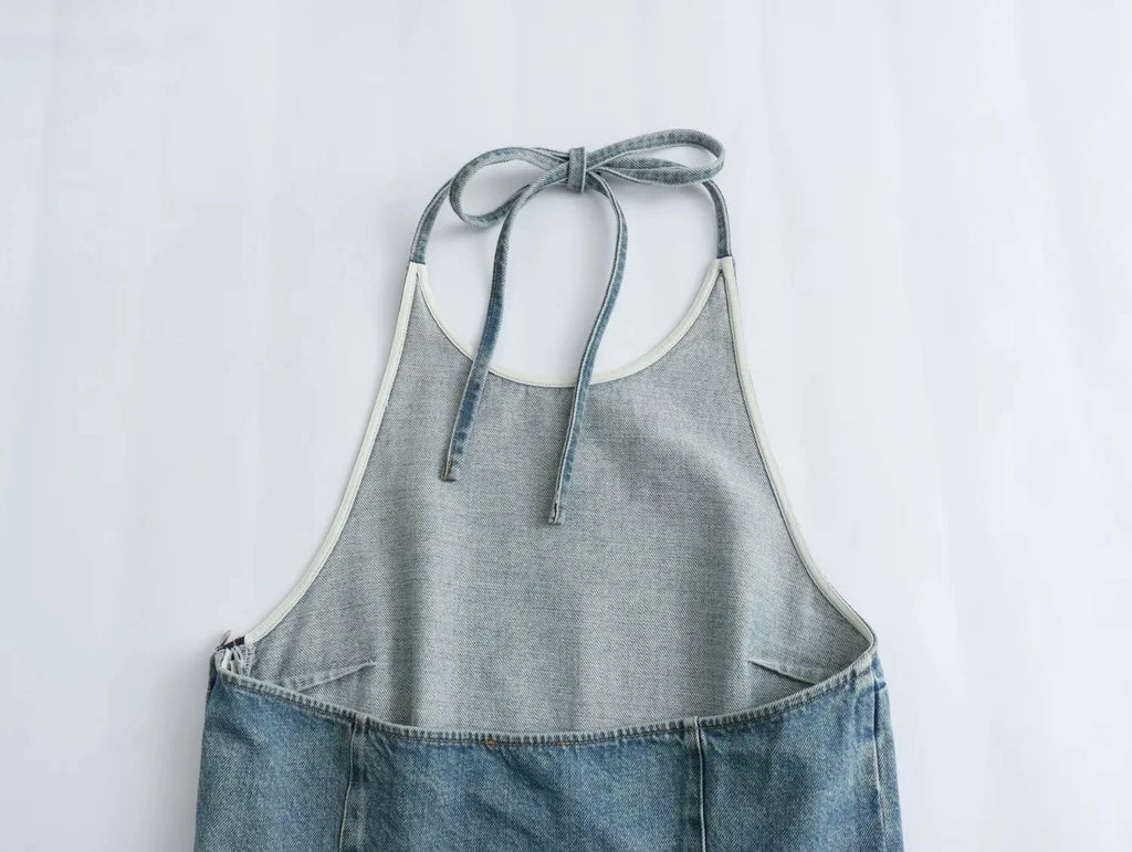 Faionable Versatile Women's Denim Vest S4290 Sexy Top for All Seasons Spring Summer Autumn Winter by WMDR