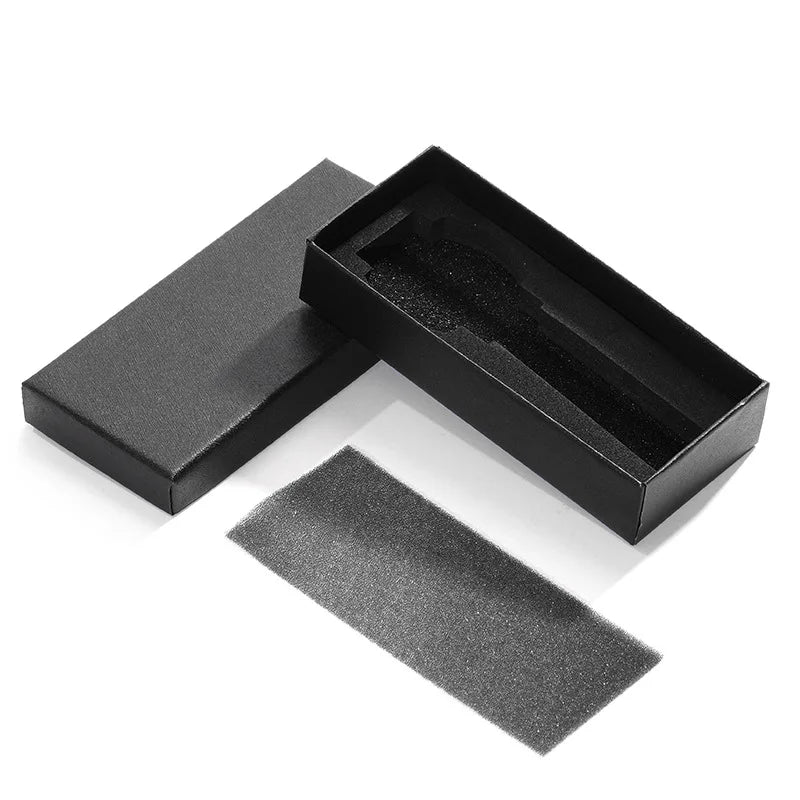 1pc Single Watch Box Delicate Paper Wristwatch Display Case Watch Gift Packaging Box With Sponge Travel Jewelry Organizer Case