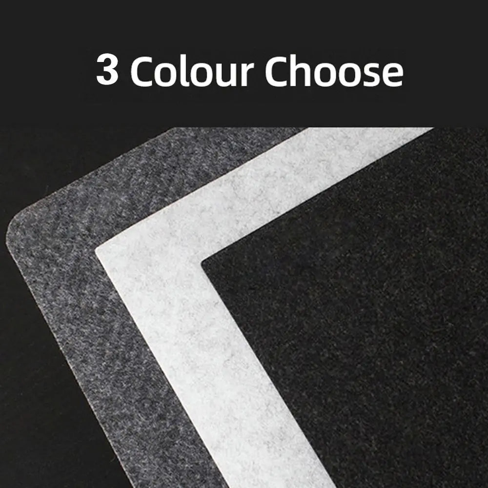 Large Wool Felt Mouse Pad Home Office Computer Desk Protector Laptop Table Mat Non-slip Keyboard Mice Mat Gaming Accessories
