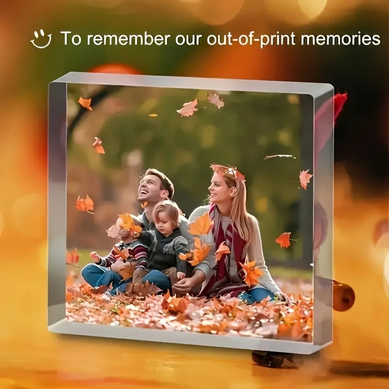 Personalized Acrylic Photos Custom Decoration Desktop Keepsakes Acrylic Photo Frames Home and Office Decor Personalized Photos