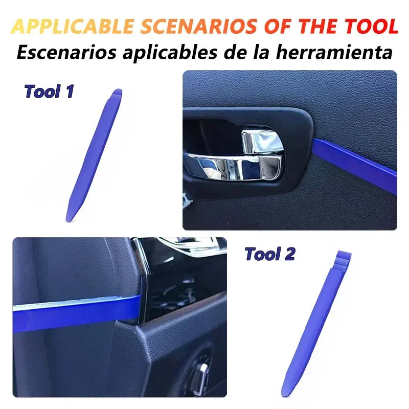 iLMH Auto Dismantle Tools Kit Plastic Kit Car Door Clip Panel Trim Radio Dash Audio Removal Installer Pry Kit Conversion Repair