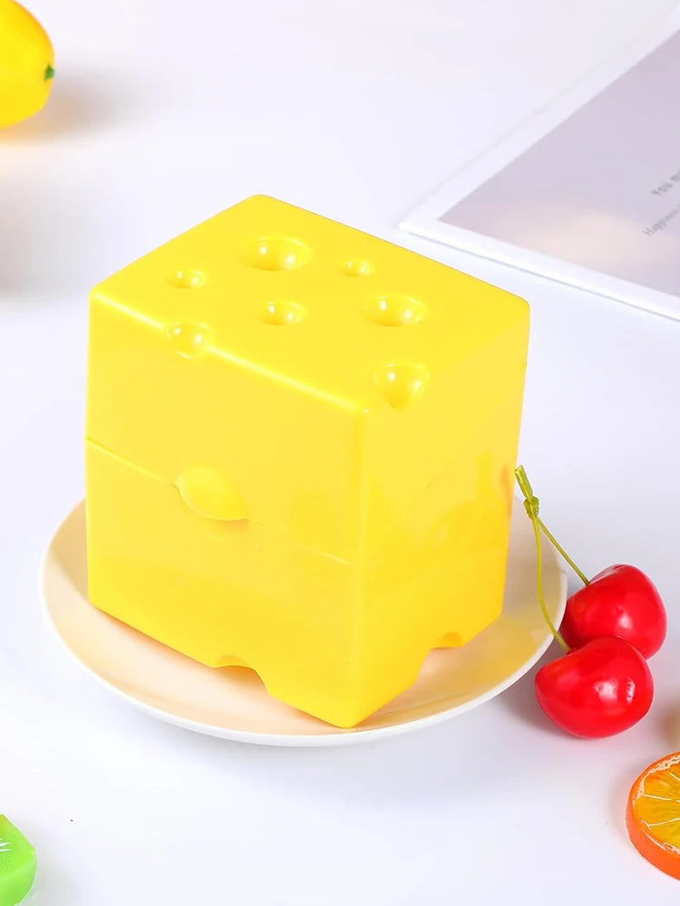 Clamshell Cheese Box, Household Kitchen Crisper, Butter, Cheese, Cheese Packaging Storage Box, Refrigerator Food Crisper Box