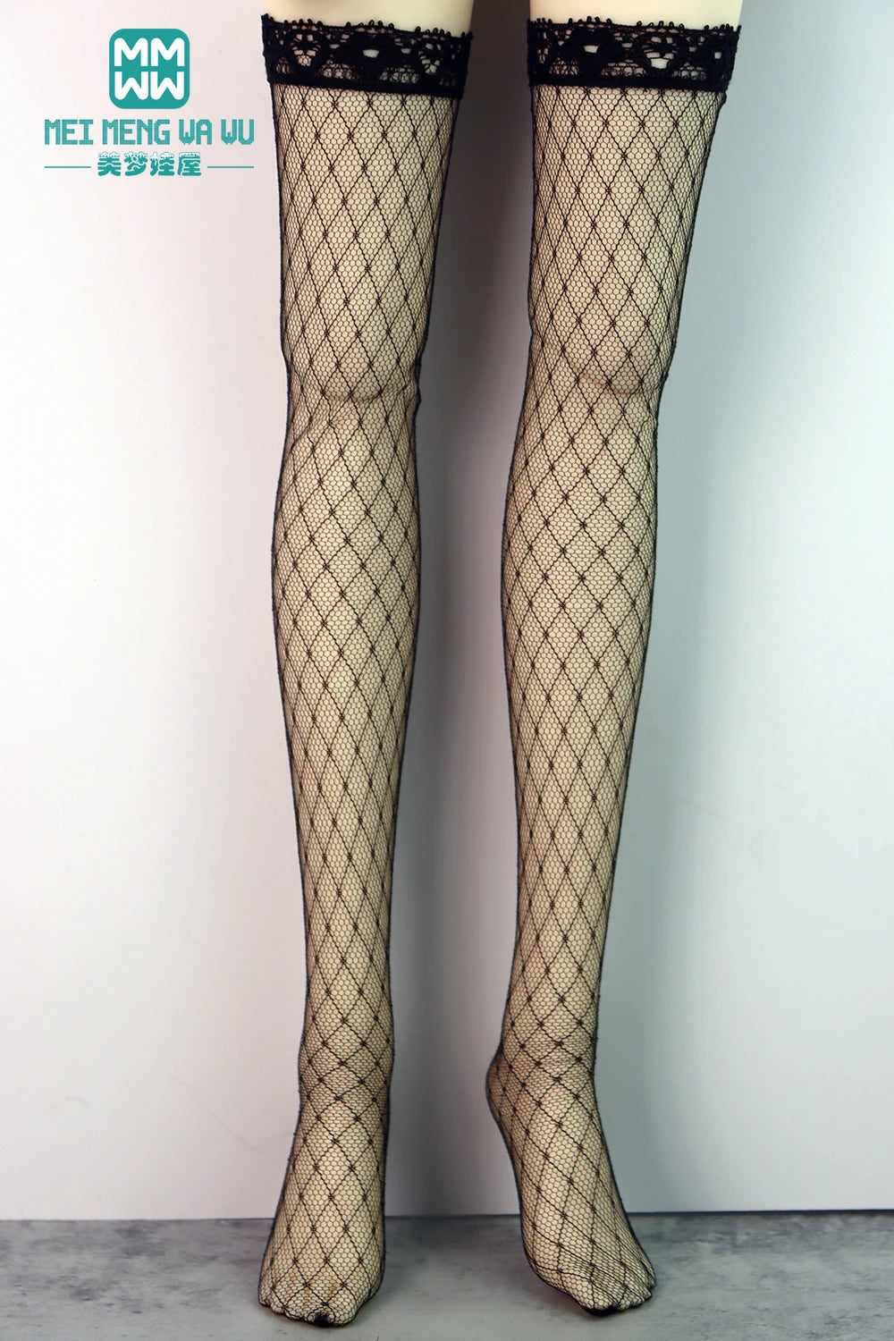 BJD Accessories for 1/3 BJD SD DD Doll Fashion Striped Socks, Reticulated Stockings, Lace Stockings