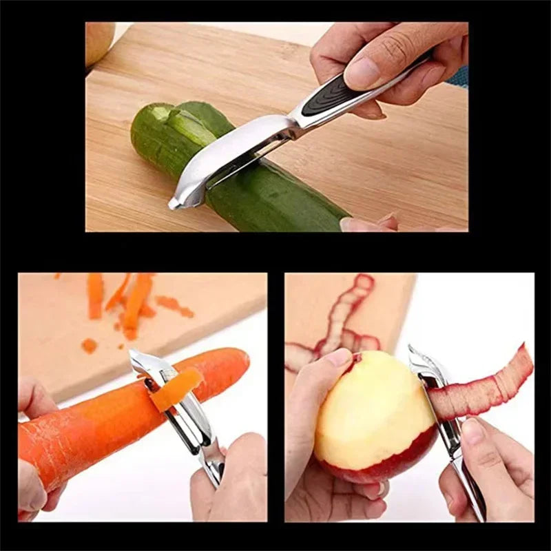 Kitchen Grater Tools Multi-function Fruit Cut Multifunction Carrot Vegetable Chopper Handheld Tool Stainless Steel Peeler Dining