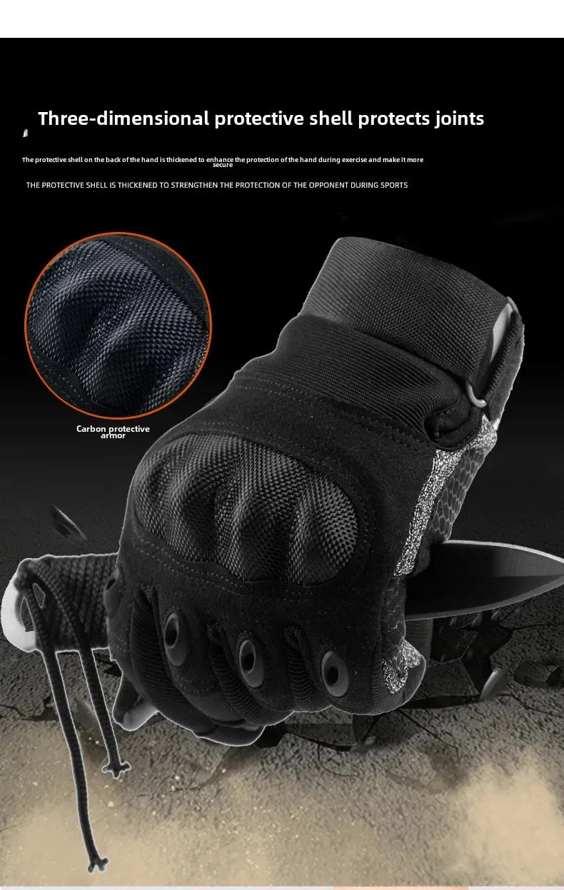 Level 5 Anti-cut and Anti-stabbing Tactical Gloves Army Fans Outdoor All Refers To Male Special Forces Combat Selfdefense Riding