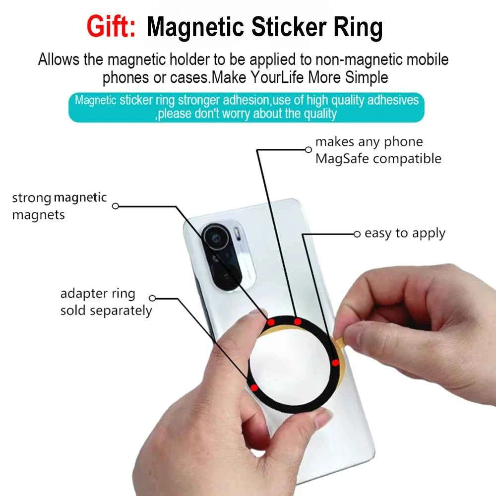 Grippopso Magnetic Folding Mobile Phone Grip Holder Socket Support Tok for IPhone 16 15 14 13  Ring Finger Expanding Stand