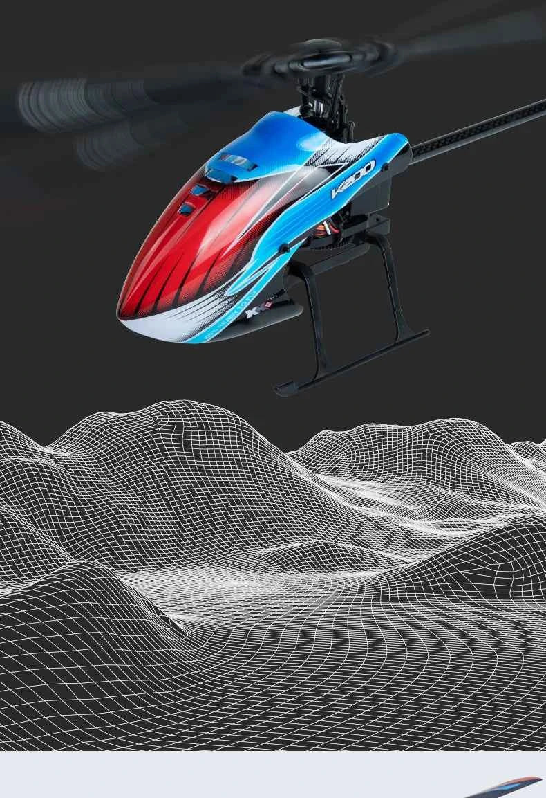 WLtoys RC Helicopters K200 2.4Ghz 4CH 6-Aixs Gyroscope Fixed Height Single Blade Propellor Gyro Mini RC Toys For Kids Gift