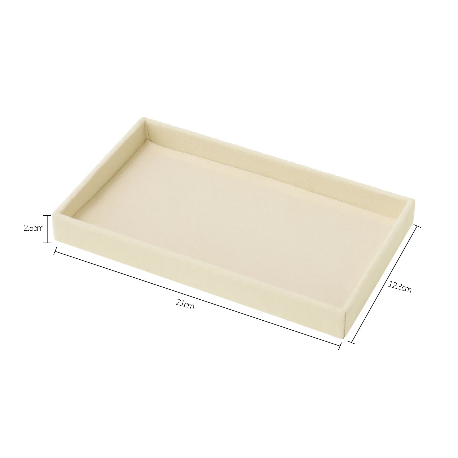 Velvet Jewelry Box Organizer DIY Earring Necklace Ring Jewelry Display Tray Portable Storage Box Jewelry Organizer Display Case