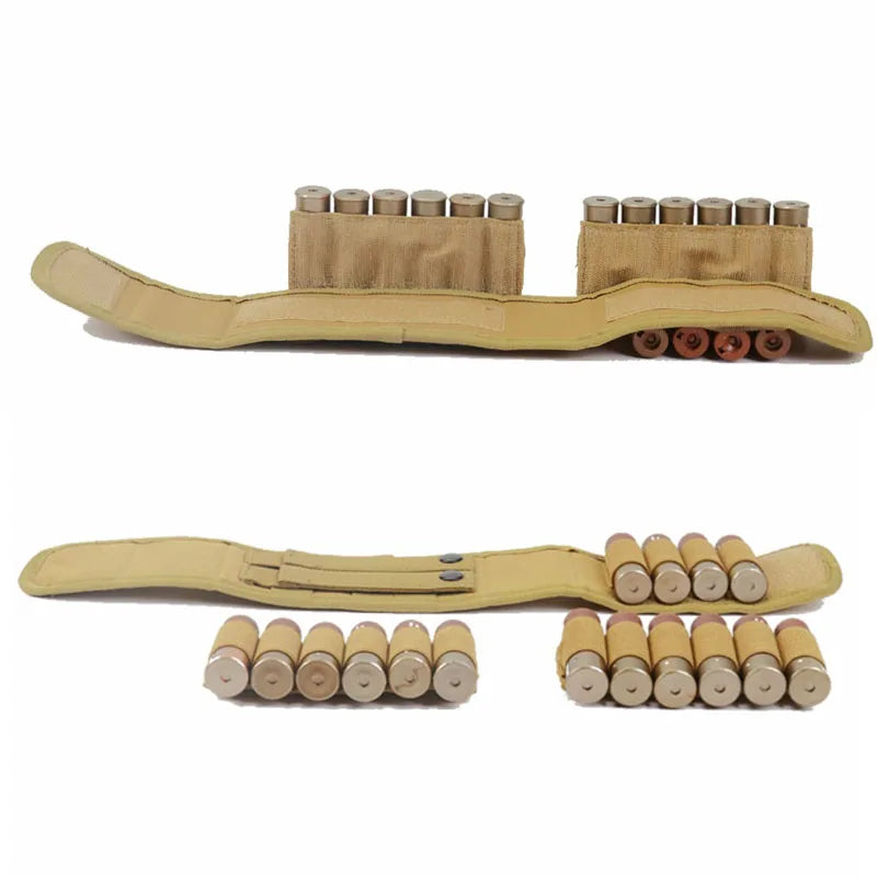 Hunting 16 Rounds Shotgun Storage Bag Molle Magazine Pouch Outdoor Shotgun Cartridges Bullet Mag Holder Accessory Bag