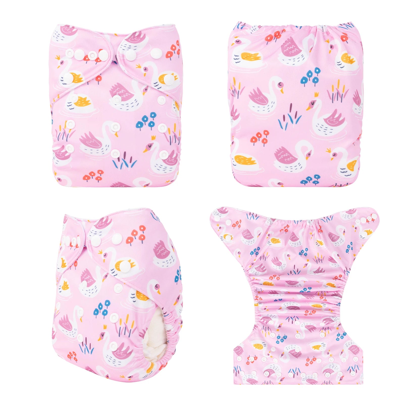 U Pick ALVABABY Digital Position Baby Cloth Diaper Reusable Baby Cloth Nappy with 1pc Microfiber Insert