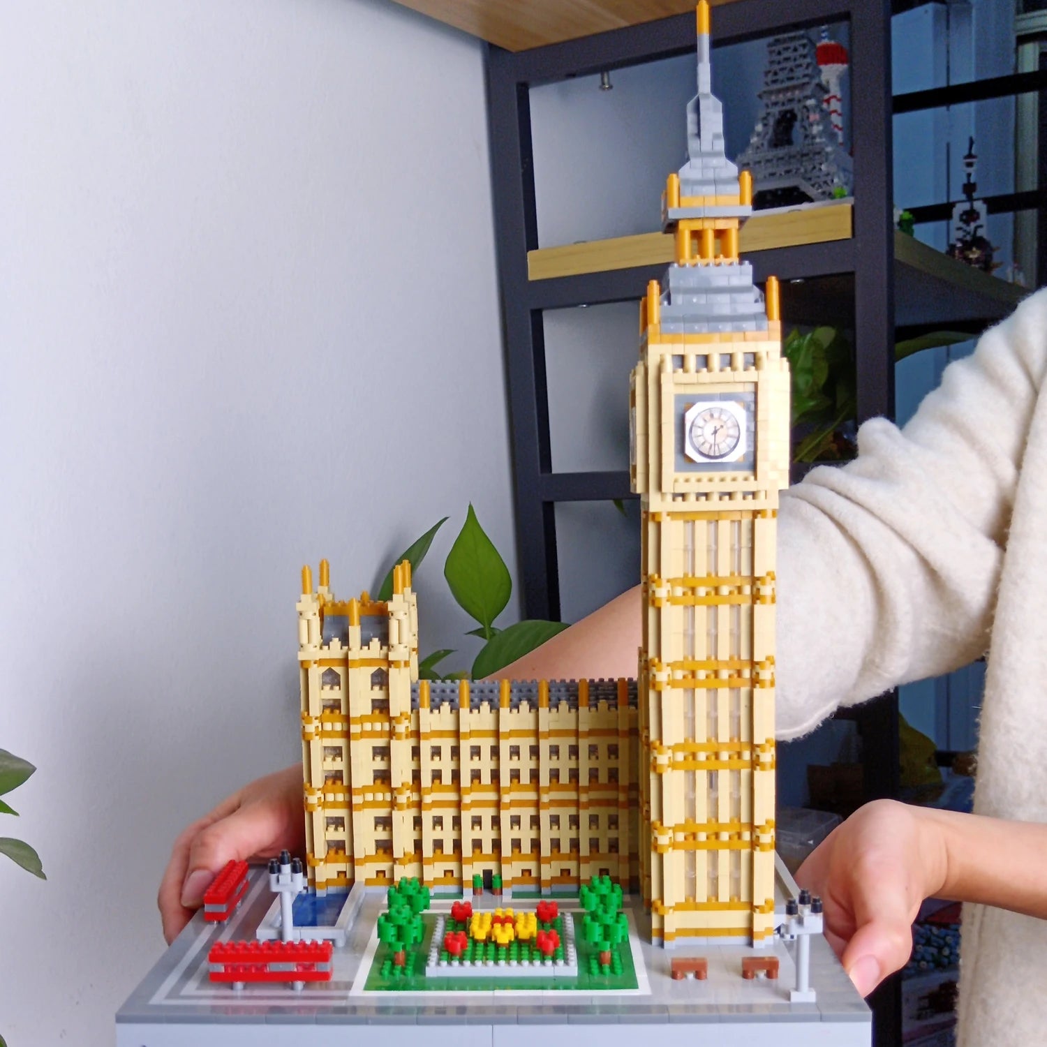 Louvre Model Micro Mini Building Blocks Toys Set: LED-illuminated Iconic Architecture Perfect Decorative Illuminate Your Space