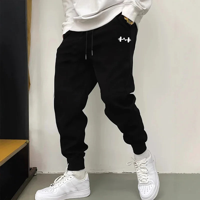 Mens Print Lounge Pants 2025 New Style Autumn Winter Joggers Male Fashion Streetwear Casual Comfort Fitness Sporty Sweatpants
