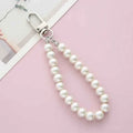 New Arrival Pearl Heart Charm Keyring Bag Charm Accessory for Women, Trendy Key Pendant for Backpacks, Unique Gift Idea