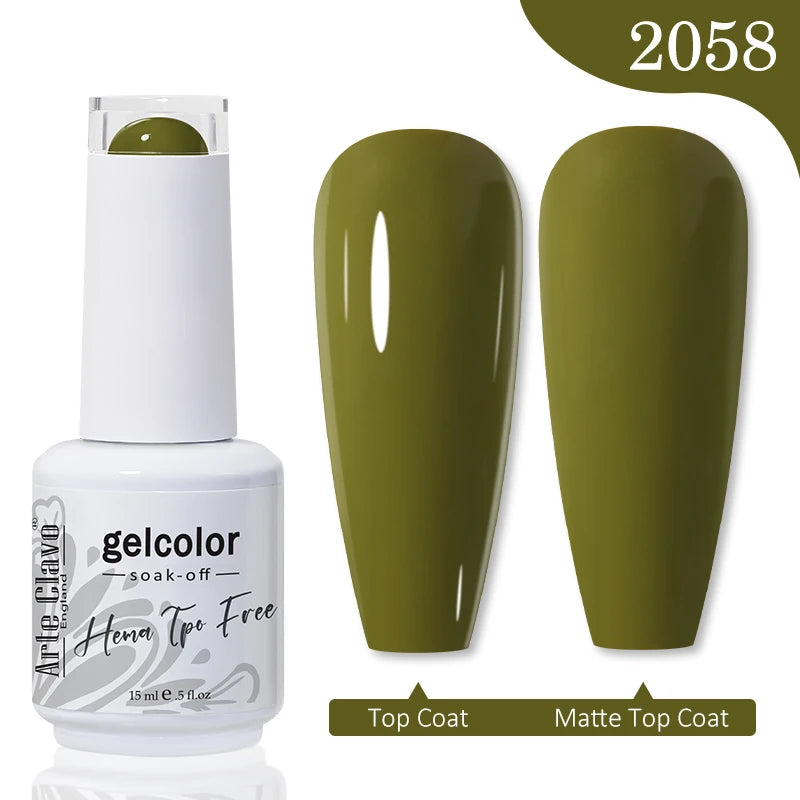 Arte Clavo TPO HEMA FREE Top Quality Discount Price 131 Colors Nail Gel Polish New Formula Nail Gel 15ml Bottle UV Gel Varnish