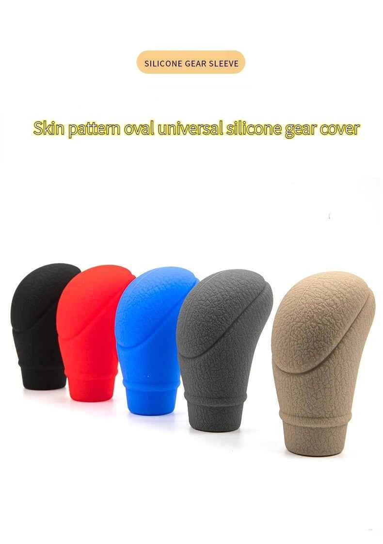 Universal Non-Slip Silicone Gear Shift Knob Cover Car Manual Transmission Protective Sleeve Auto Interior Accessories