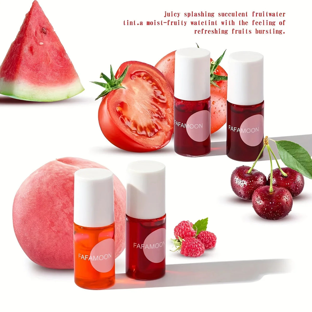 Fruity Lip Tint Water Gloss – Long-Lasting Liquid Lipstick
