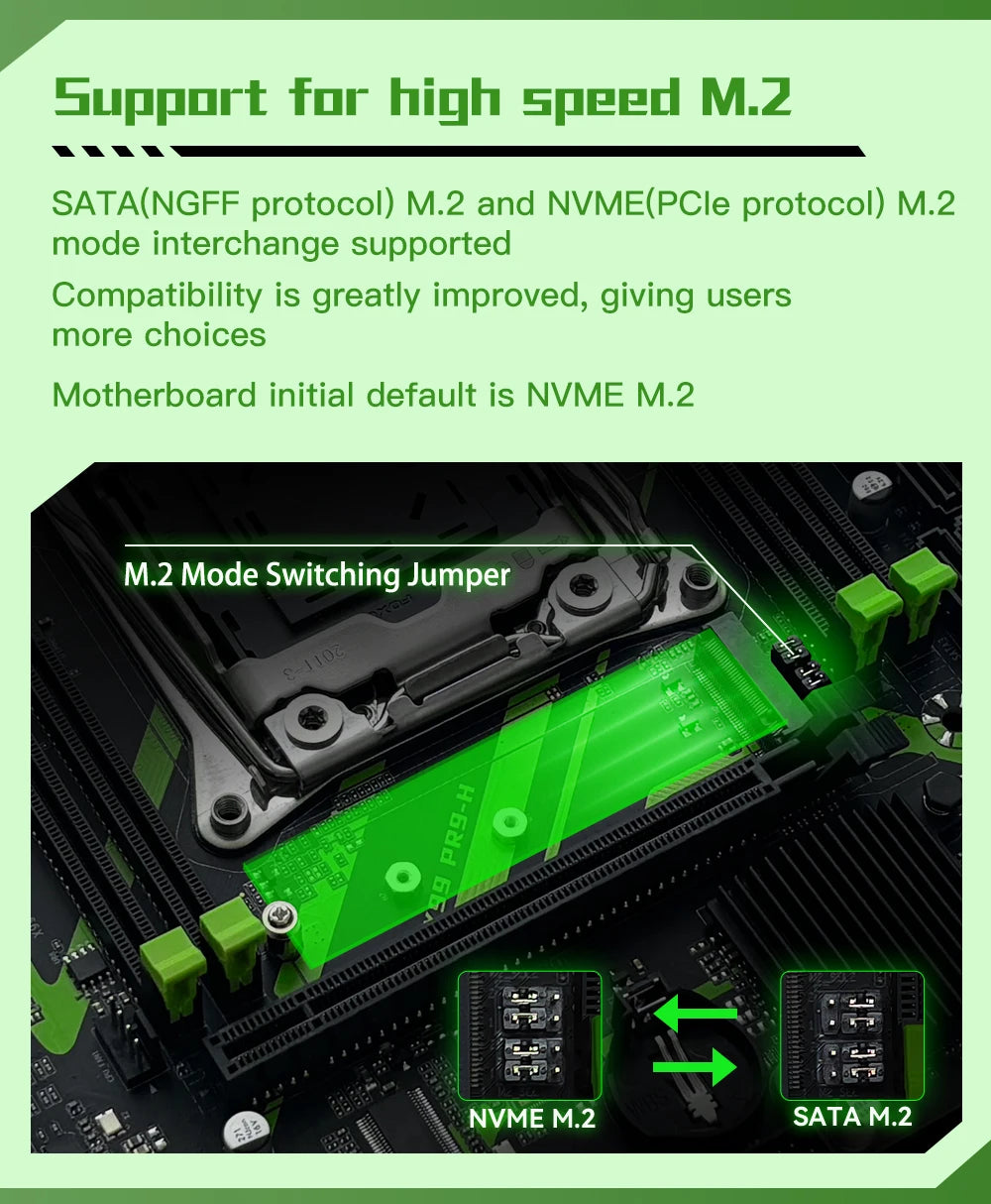 PR9-H MACHINIST X99 motherboard LGA 2011-3 Set combo optional  Xeon E5 2670 V3 CPU Processor 16G DDR4 ECC RAM Memory NAME M.2