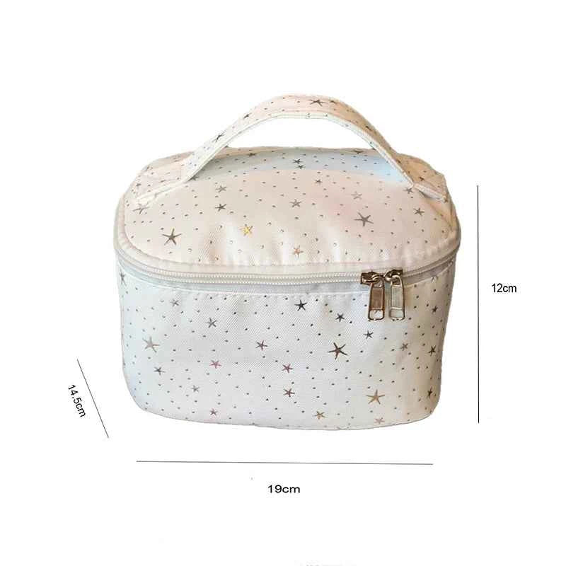 Zipper Cosmetic pouch Large Capacity Toiletry kit Portable Makeup organizer Travel Cosmetic Handbags Luxury Bath Washing bag