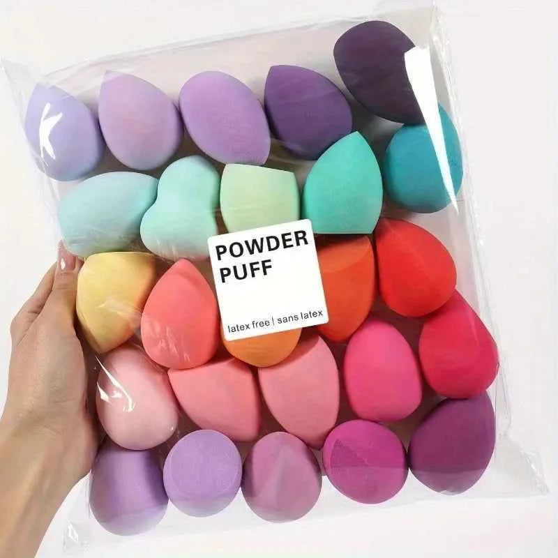 1/7/18PCS Makeup sponge latex free fragrance free makeup sponge wet and dry powderpuff suitable for all skin types random colors