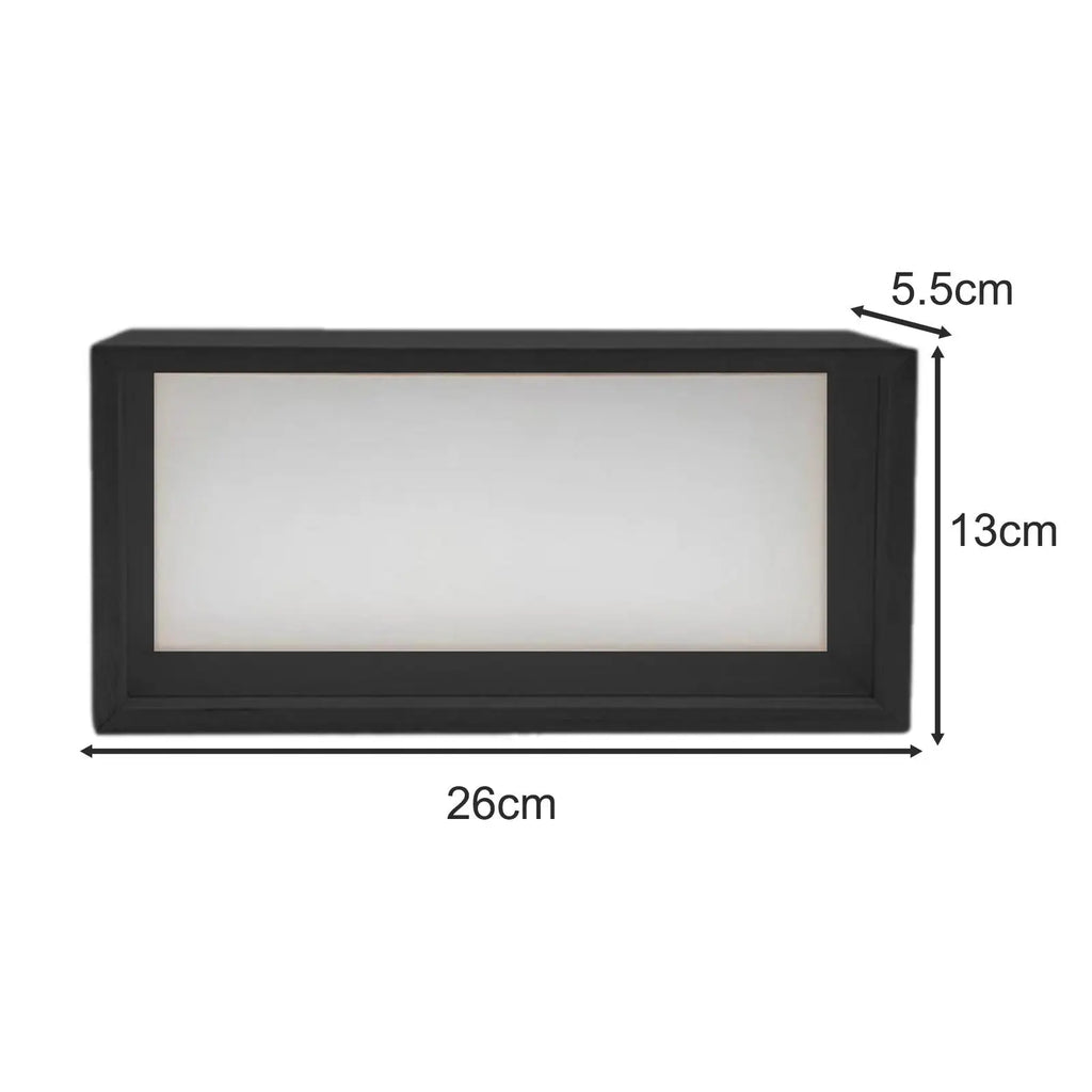 Decorative Floating Shadow Box Photo Frame Dried Flower Display Case Elegant Home Decor Wall Art