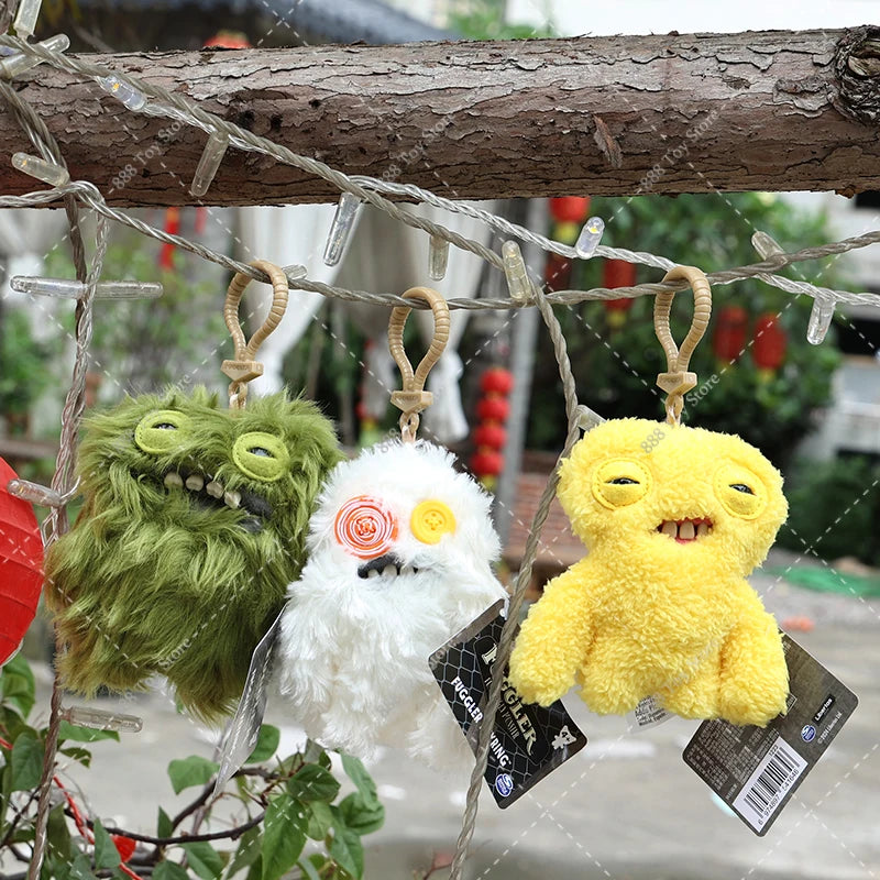 Original Fuggler Plush Keychain Ugly Monster Screech Munch Rabid Rabbit Wide Eyed Weirdo Annoyed Alien Stuffed Peluche Toys