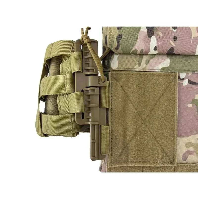 Tactical Vest Quick-Release Buckle Set - Detachable JPC Cover Button for Protective Gear | Outdoor Hunting Accessories