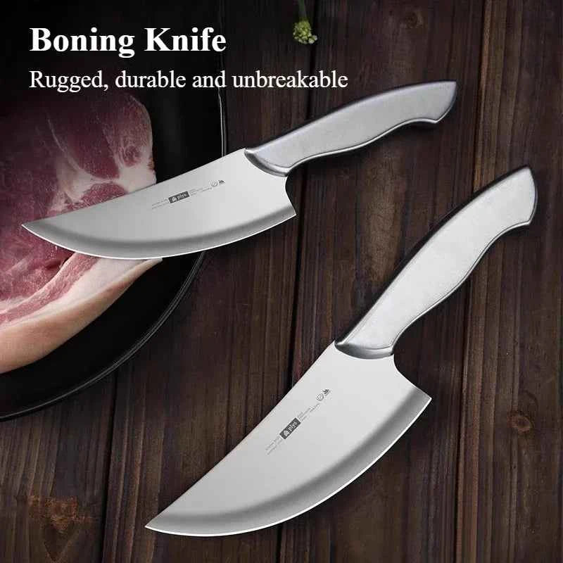 Kitchen boning knife, sharp meat cutting knife, charpener professionel slaughter knife, high-hardness small curved kitchen knife