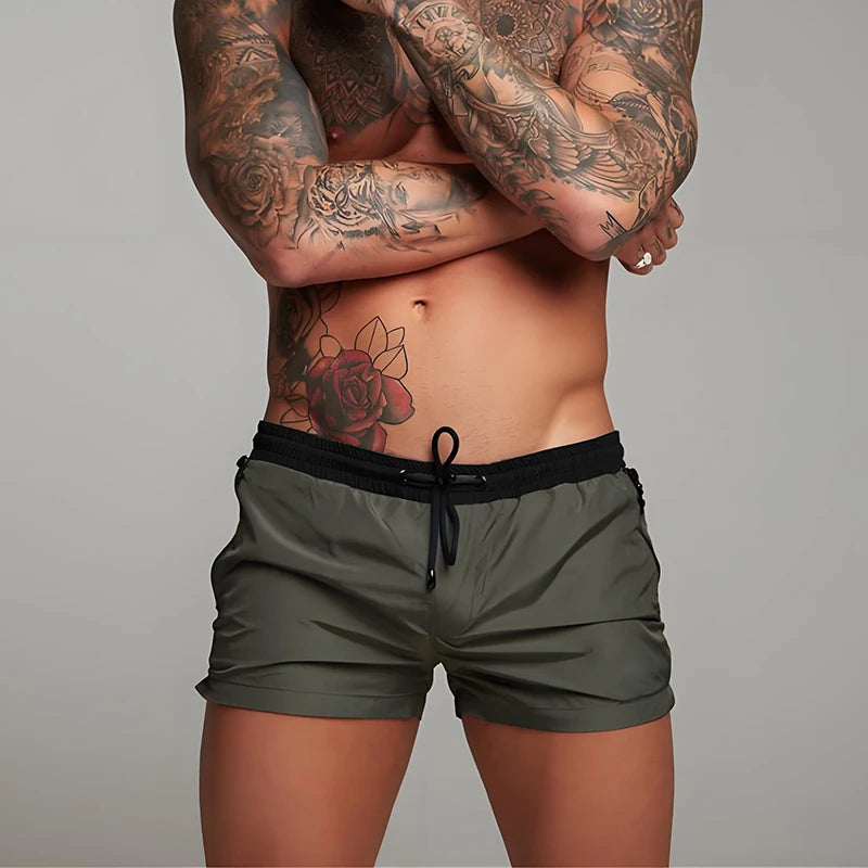 Summer Board shorts Swimwear Mens Swim Shorts Summer Beach Shorts Boxer Swimming Trunks Men Swimsuit High Quality Board Shorts
