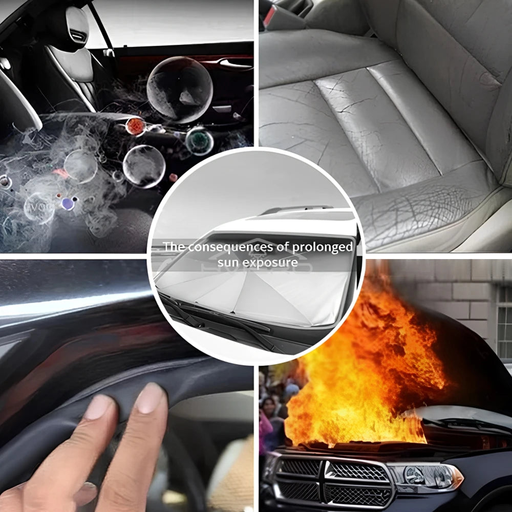 Multi Purpose Convenient Foldable Car Windshield Sunshades Interior Protechor Accessorie Part Auto Parasol Umbrella Front Covers