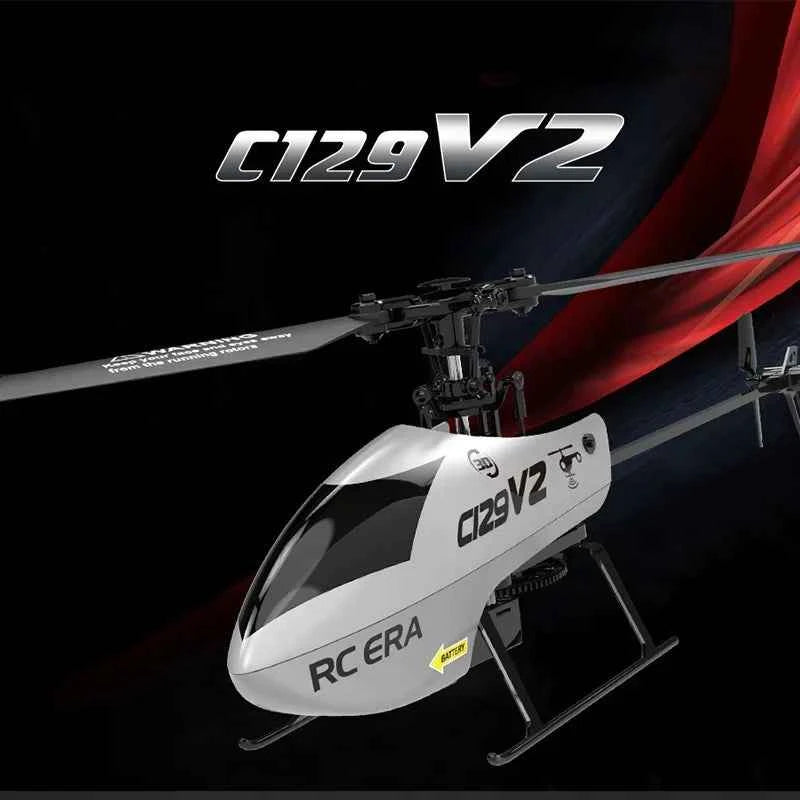 C129 RC Helicopter, Remote Control Helicopter with Charging, Outdoor UAV Aircraft Model, Cool Flying Toy Drone
