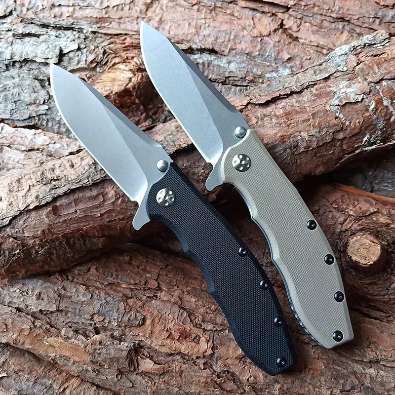 ZT 0562 Folding Pocket Knife G10 Handle Camping Hunting Portable Durable EDC Outdoor Self-defense Multitool Knives EDC Hand Tool