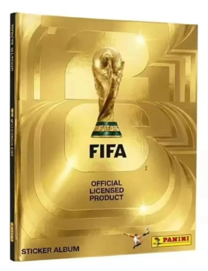 Genuine Panini FIFA 2026 Official Licensed Sticker Collection Full Box with Packs for Soccer Fans Album Stickers Collectors