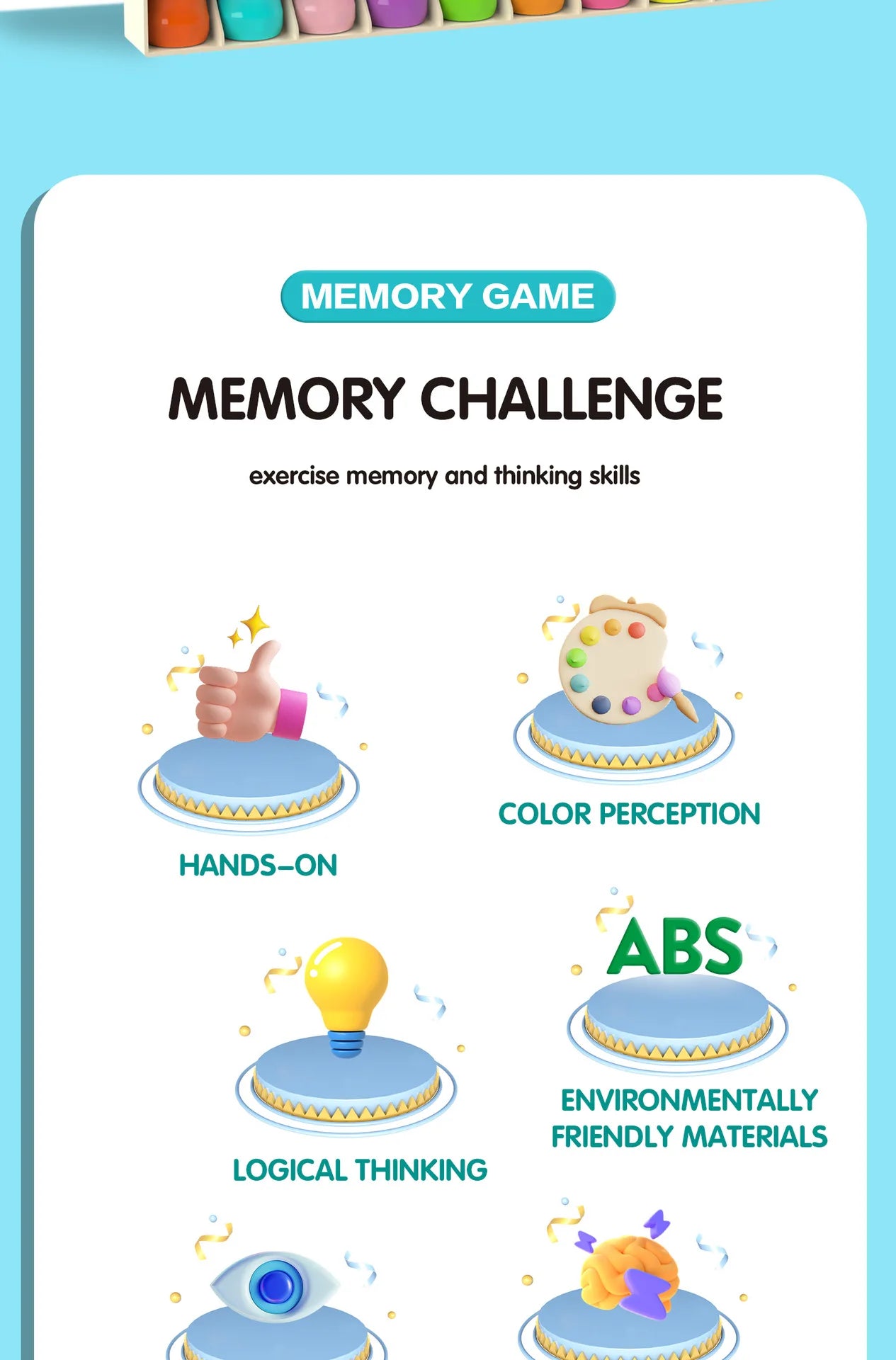 Bottle Color Match Game, an entertaining family board game suitable for children aged 8-12, designed for 2-4 players
