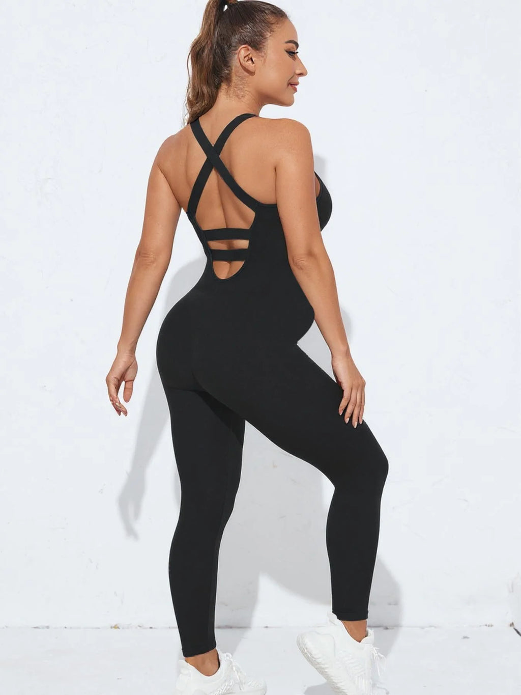 Pregnant Women Sleeveless Tank Top Shapewear Pregnancy Fitness Yoga Jumpsuit Women's Maternity Bodysuit