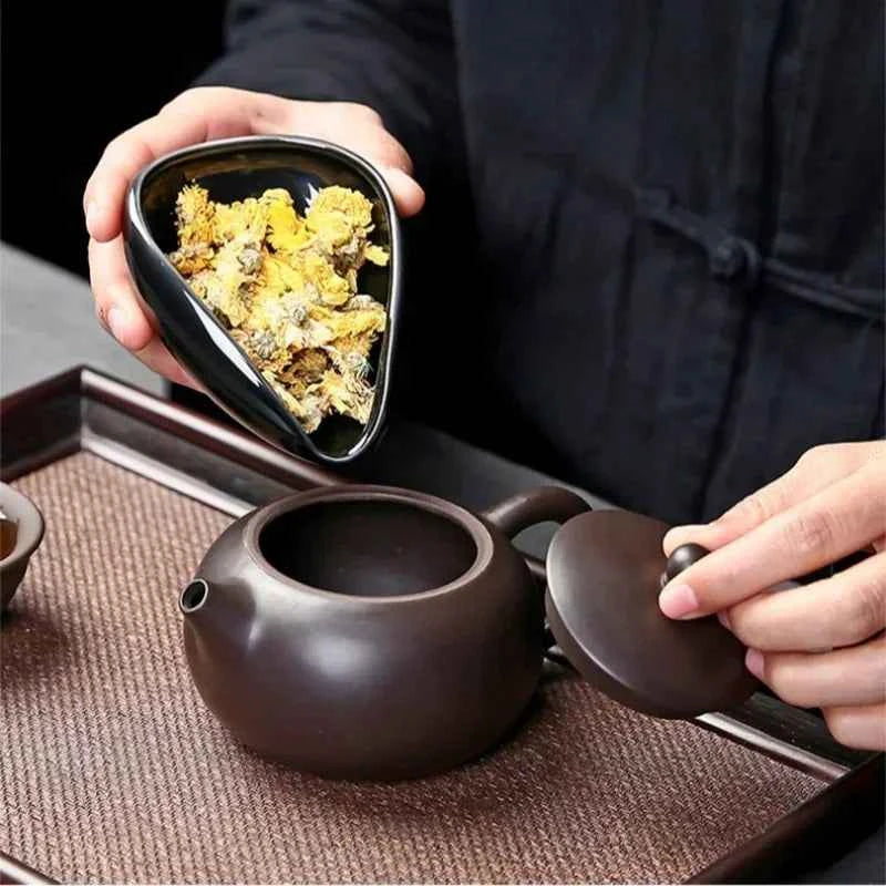 Coffee Bean Measuring Cup Ceramic Weighing Tray Coffee Powder Dosage Tray Suitable for Home Cafe Simple Coffee Tray Accessories