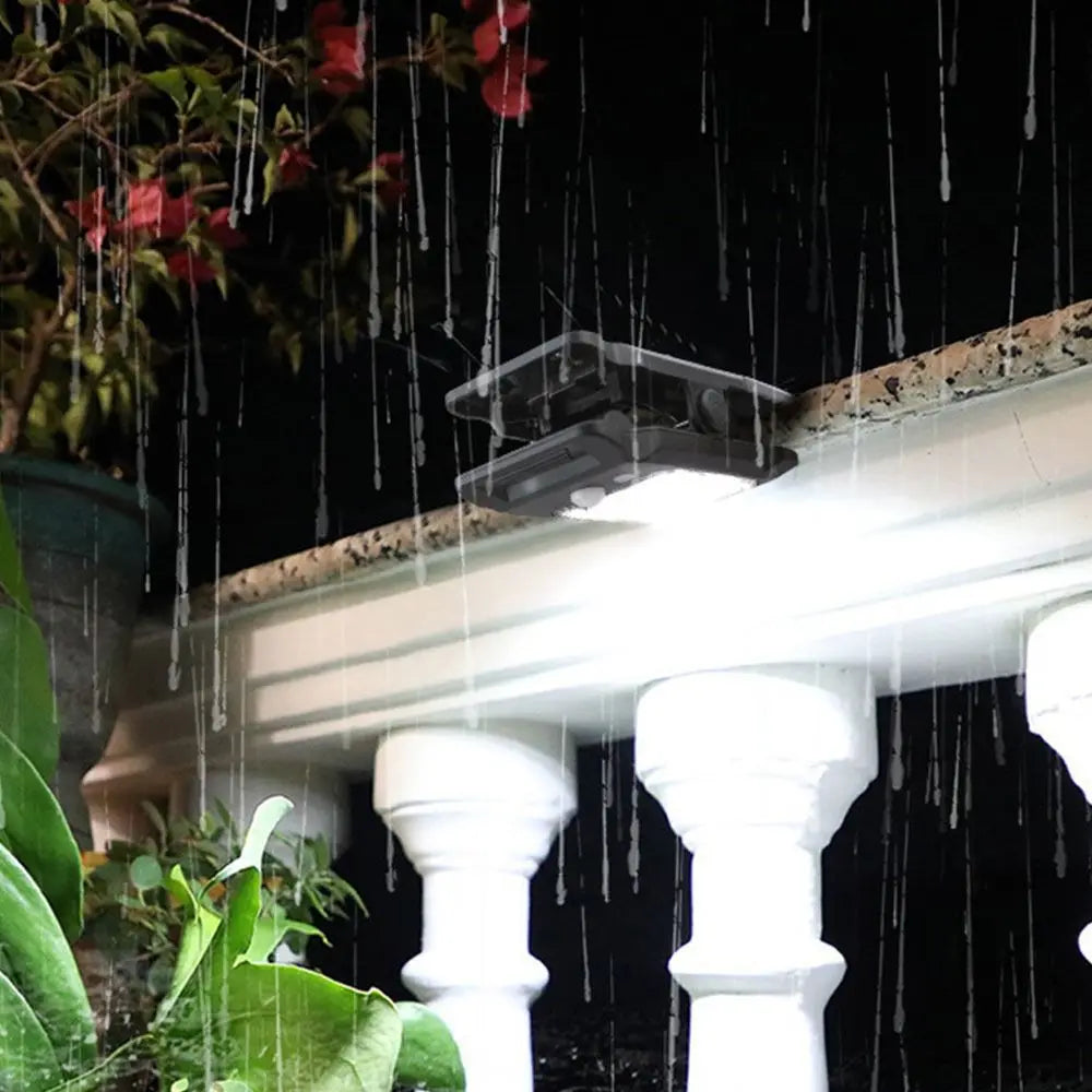 Motion Sensor Solar Garden Lights Solar Powered 3 Modes Solar Clip-on Lamp Waterproof Easy To Install Garden Wall Light