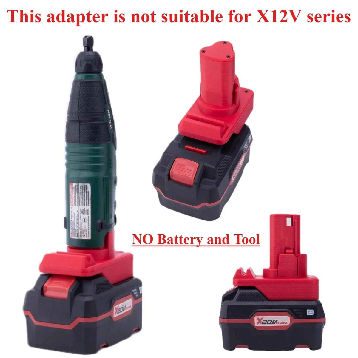 Battery Adapter For Parkside X20V To 12V PAB LI Tools
