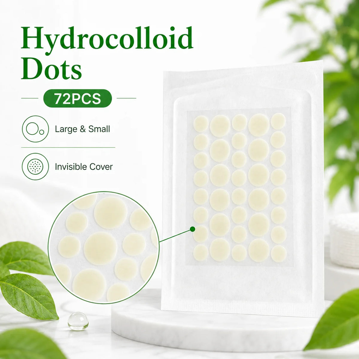 Hydrocolloid & Microneedle Pimple Patch Set 81-Pack