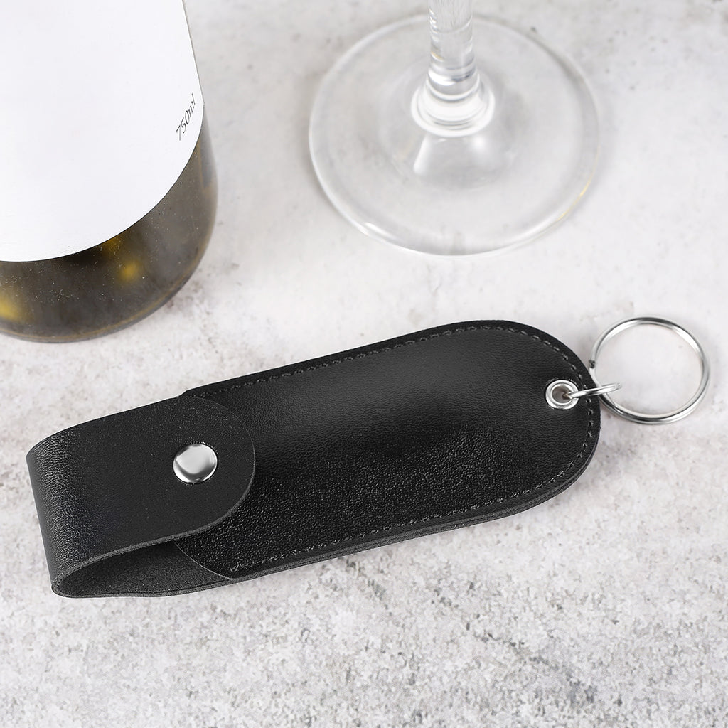 Pepper Spray Holster Mini Portable Pepper Spray Holder Self Defense Spray Leather Holder Keychain Journey Climbing Accessories