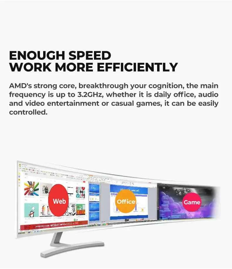 Desktop computer desktop computer quad core gaming laptops 6GB graphics computer desktop computer gamer PC