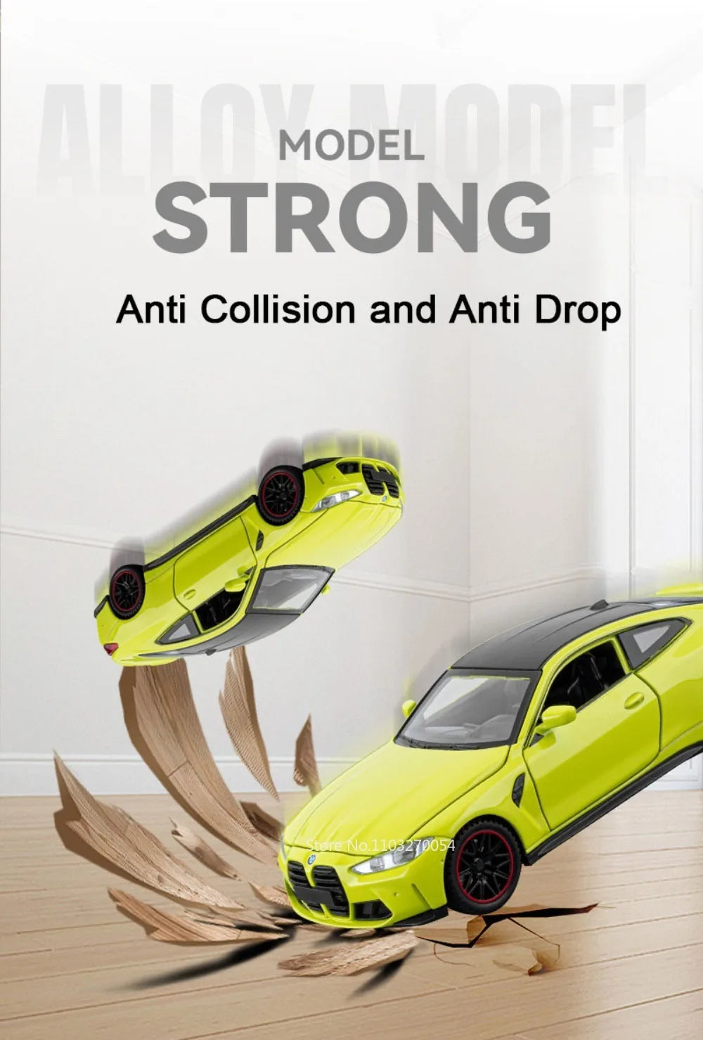 1:32 M4 M8 Miniature Car Alloy Diecast Model Toys 4 Doors Opened Rubber Tires Sound Light Pull Back Vehices Home Decor Ornaments