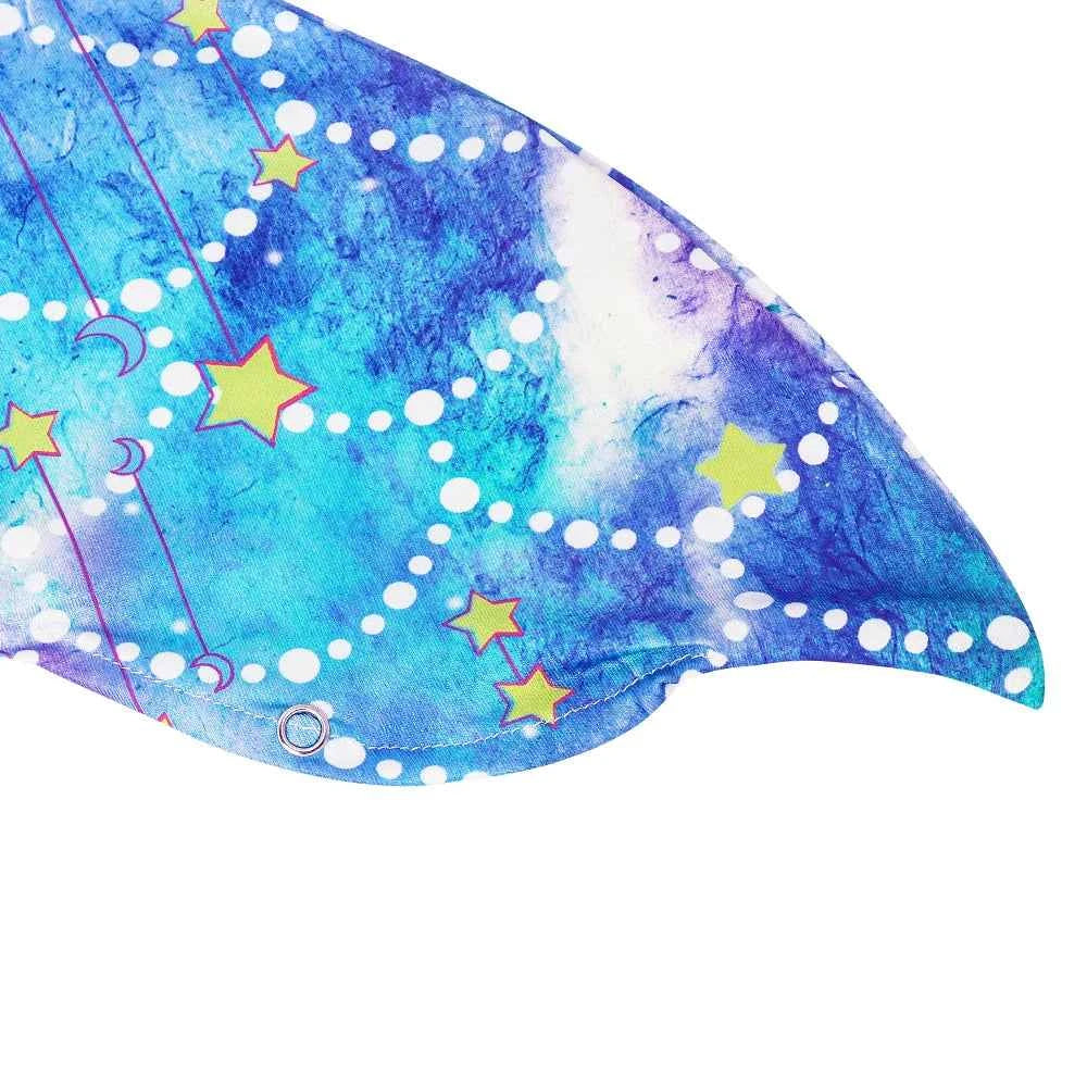3PCS Mermaid Tails Swimwear Set for Swimming Girls Princess Bathing Suit Sets Kids Mermaid Swimsuit Swimable Costume