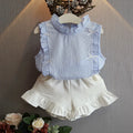 Toddler Girl Summer Clothing Set Baby Girls Printed T-shirt + Short Pants Outfit Infant Kids' Fashion Clothes 0-5 Years